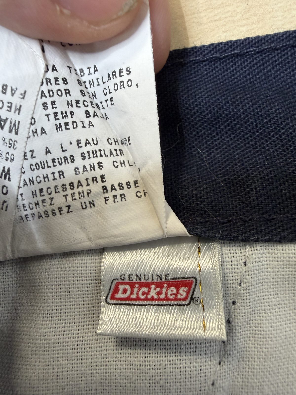 Bermuda Dickies talla 42 azul marino workwear vintage — foto 4