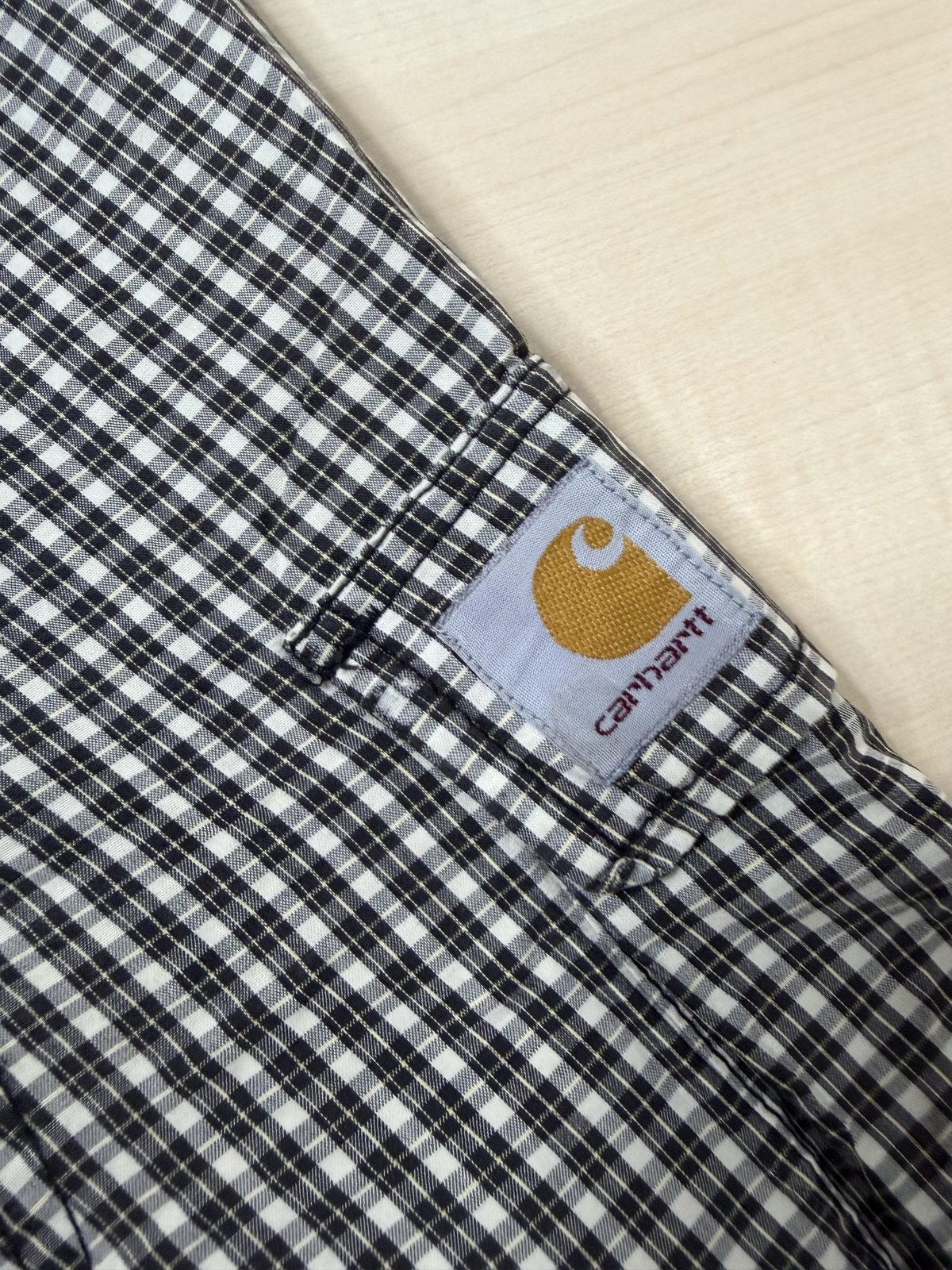 Carhartt bermuda cargo cuadros W30 vintage streetwear — foto 2