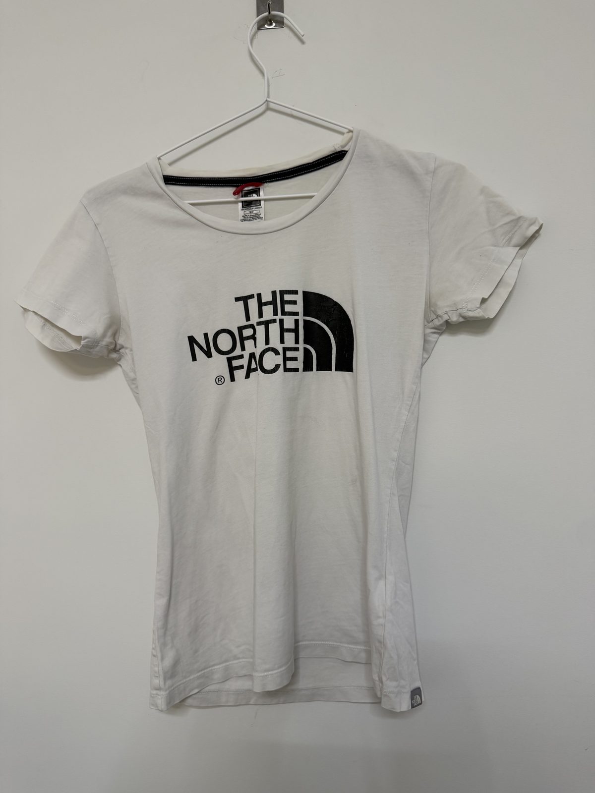 Camiseta The North Face blanca Mujer Talla S - Logo Básico Gorpcore