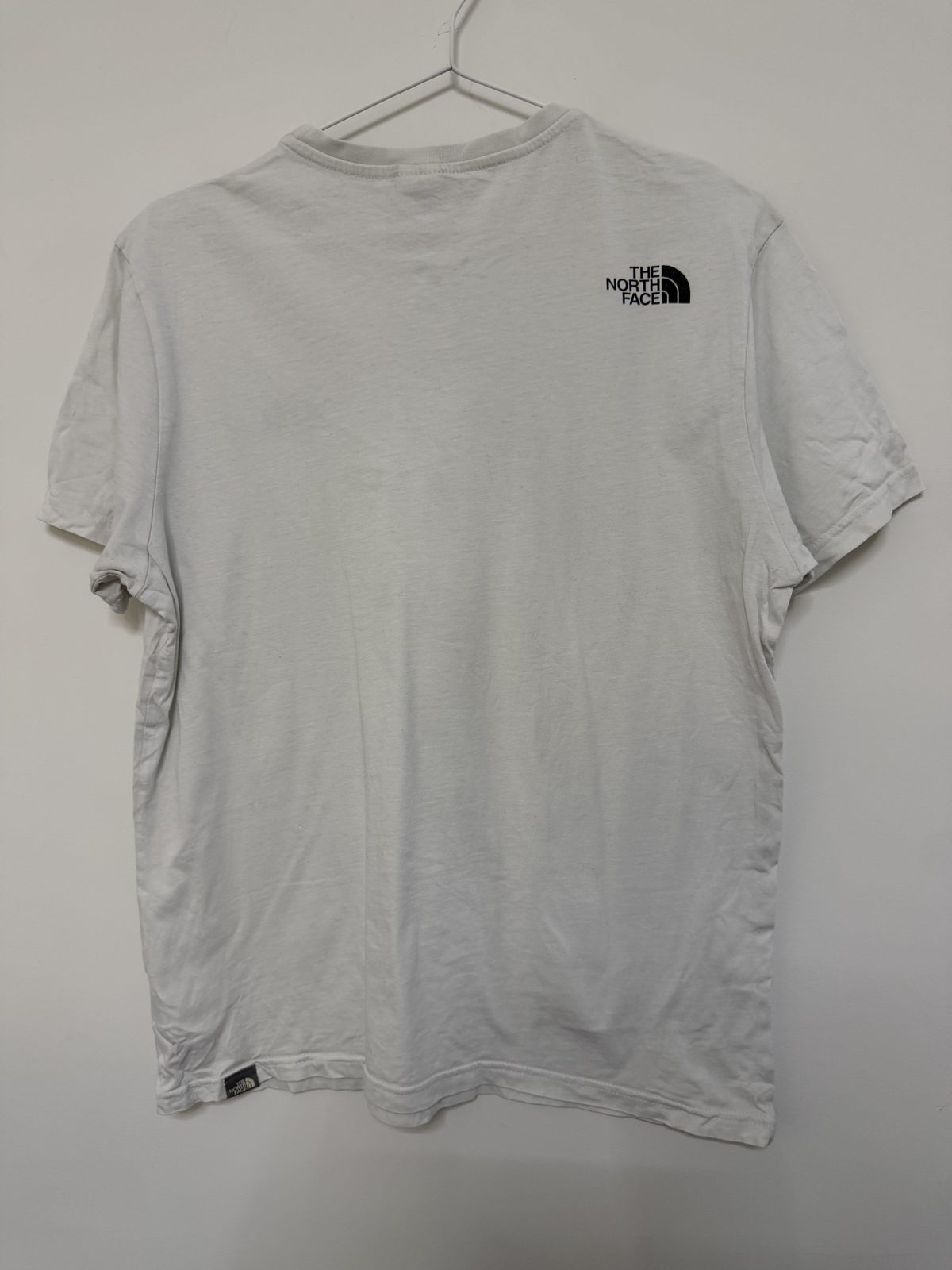 The North Face camiseta blanca puño canalé básica outdoor — foto 2