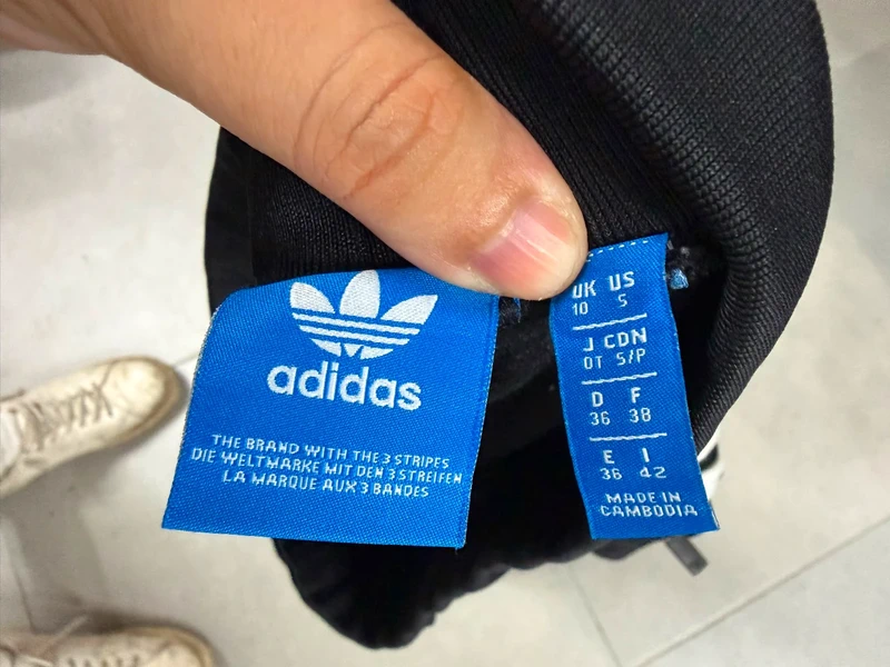 Adidas Originals jogger negro Trébol Talla S Streetwear Vintage — foto 4