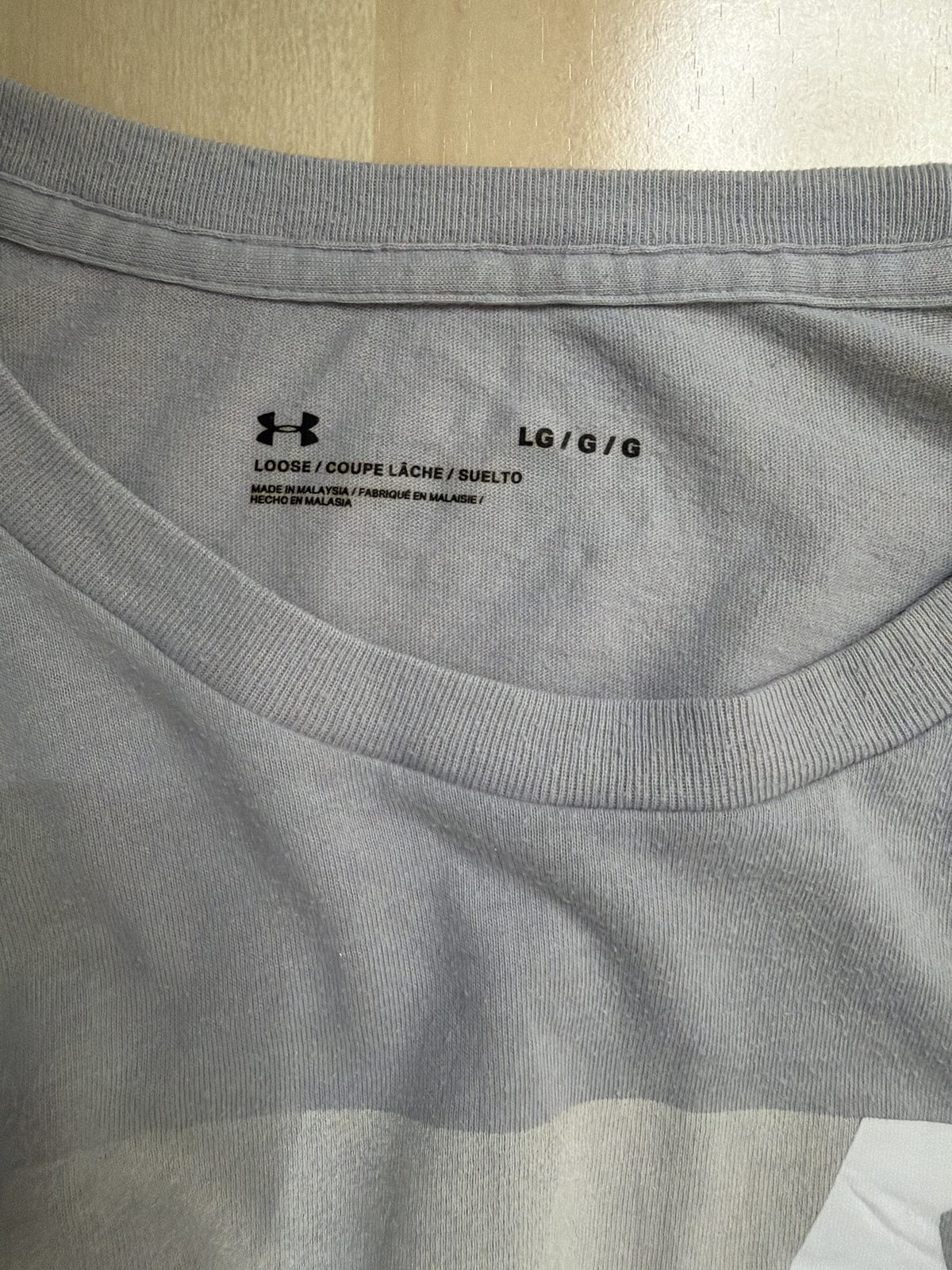 Under Armour camiseta gris L loose oversize deportiva — foto 4
