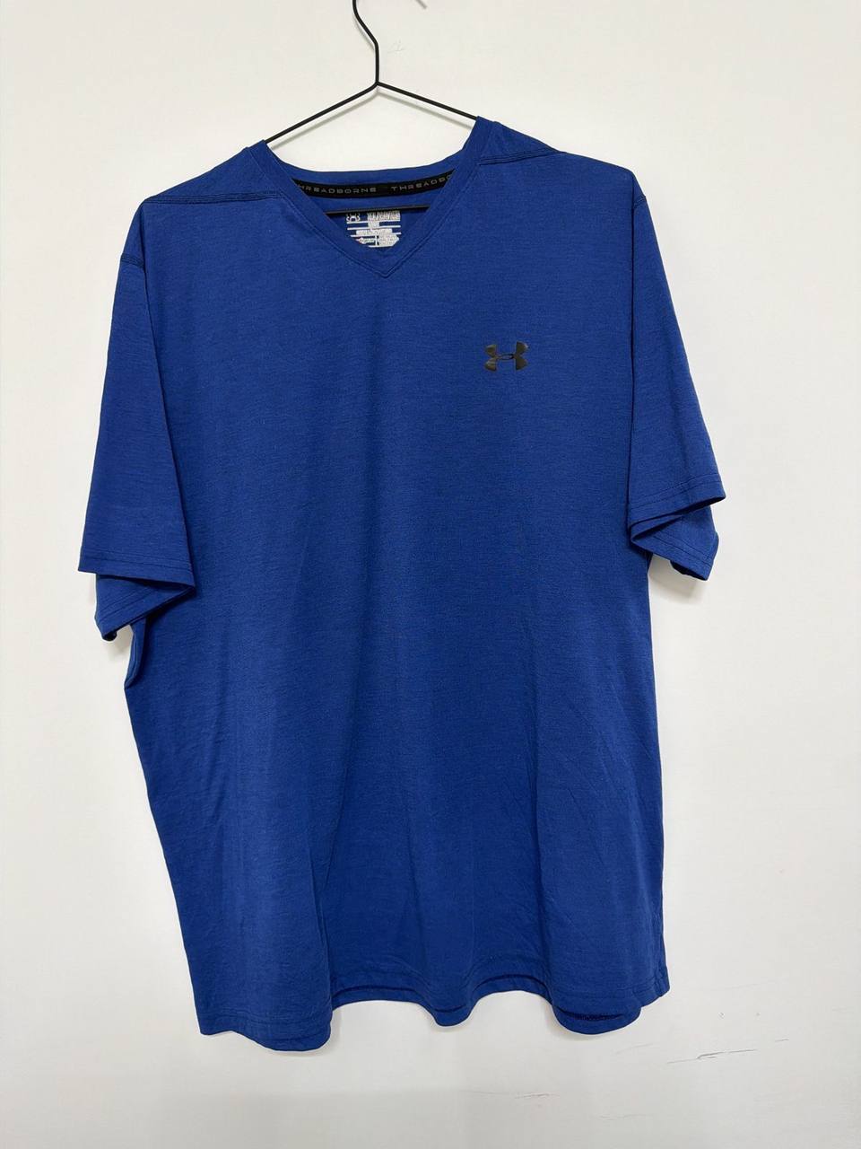 Under Armour Camiseta Threadborne Talla 2XL Azul HeatGear