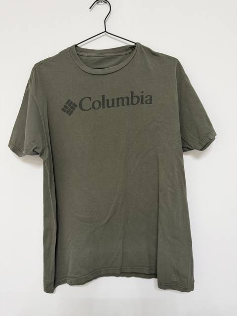 Columbia Camiseta Manga Corta Talla M/L Gris Vintage Outdoor