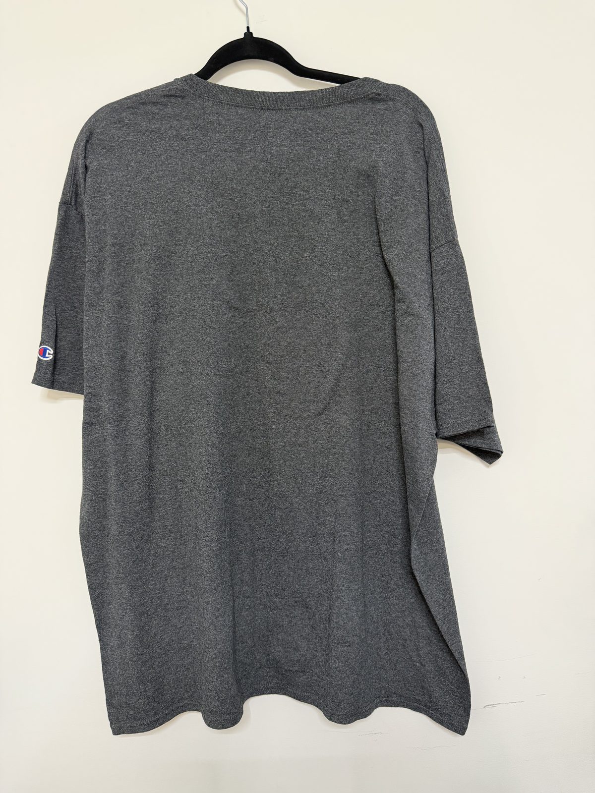 Camiseta Champion NCAA Basketball 2018 Oversize XXL Gris Jaspeado — foto 2