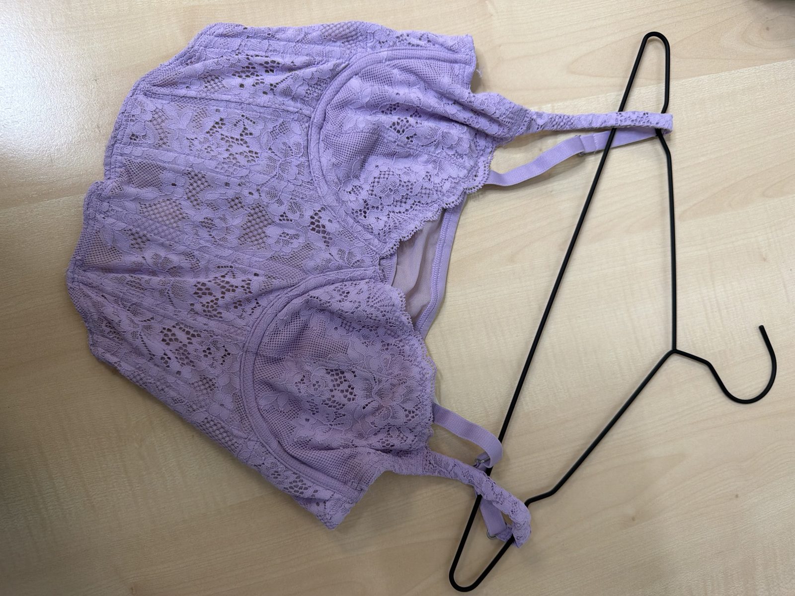 Gilly Hicks Top Corsé Encaje Lila Talla M Y2K Bralette — foto 4