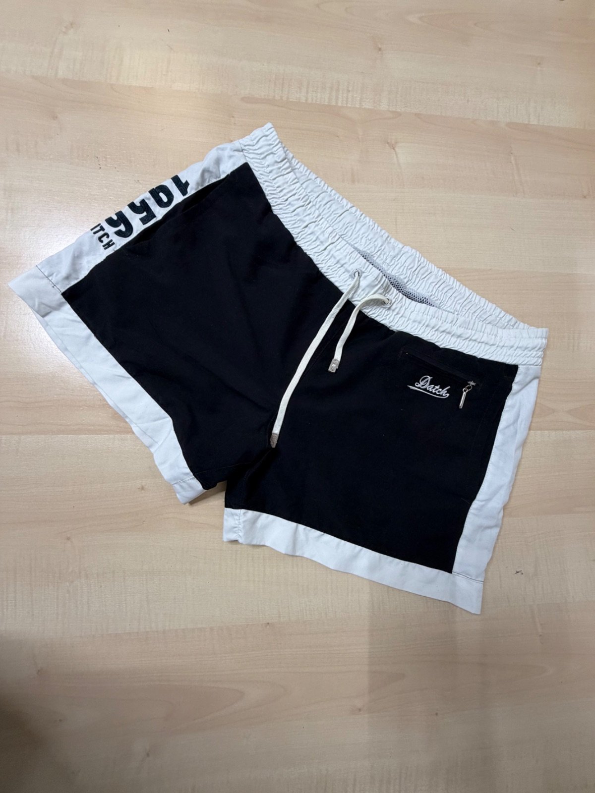 Datch Beachwear bañador negro L retro deportivo