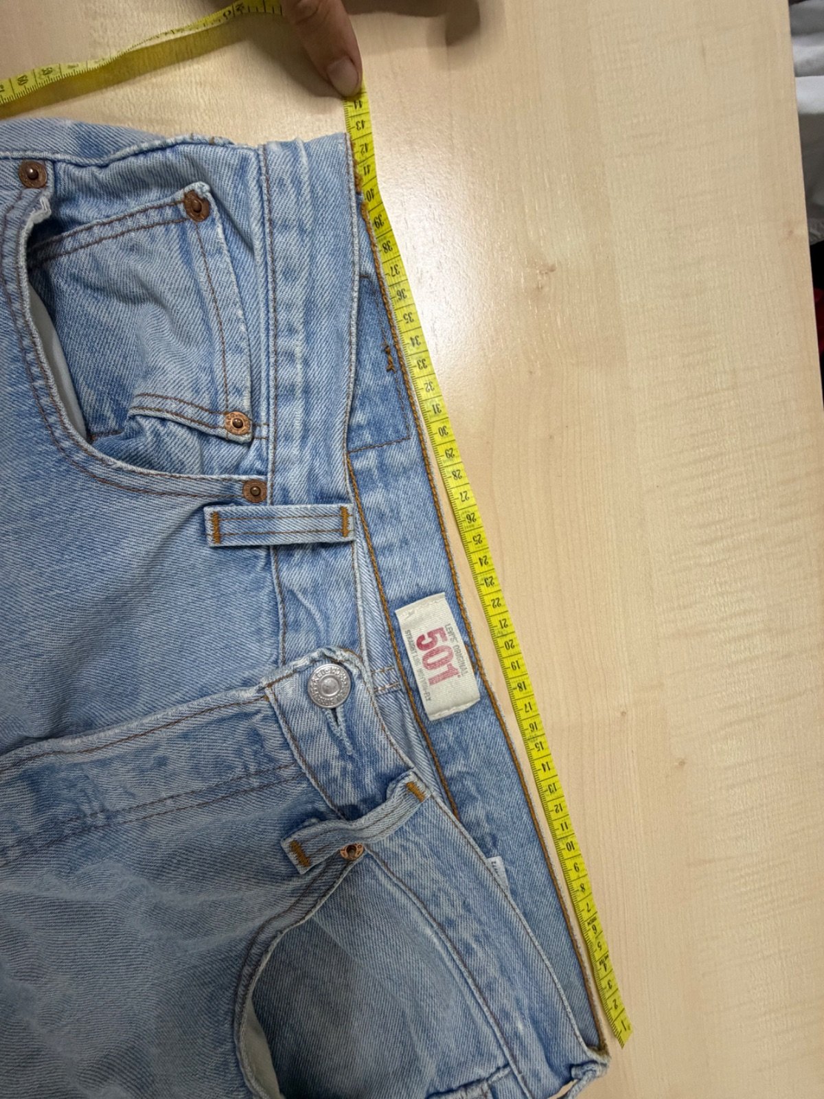 Levi's 501 vaquero hombre azul claro vintage lavado — foto 11