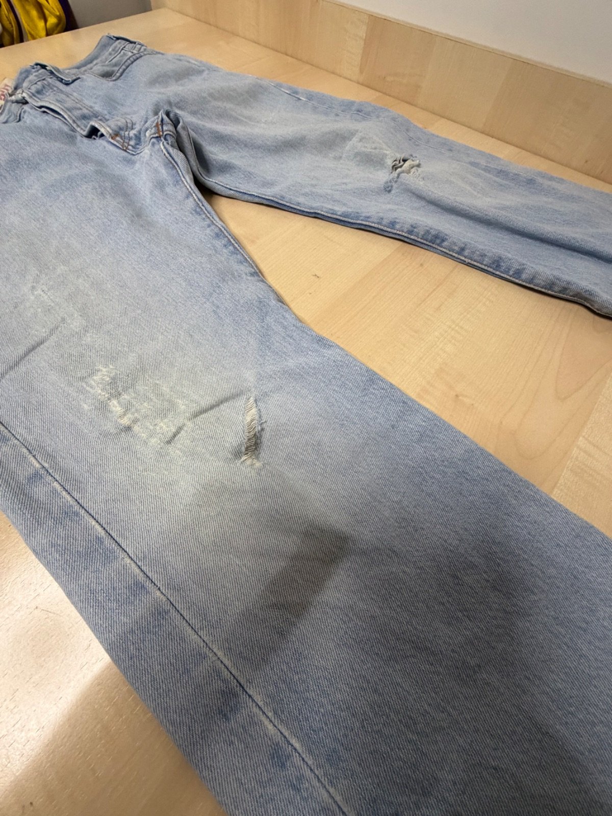 Levi's 501 vaquero hombre azul claro vintage lavado — foto 7