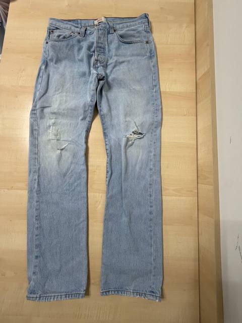 Levi's 501 vaquero hombre azul claro vintage lavado