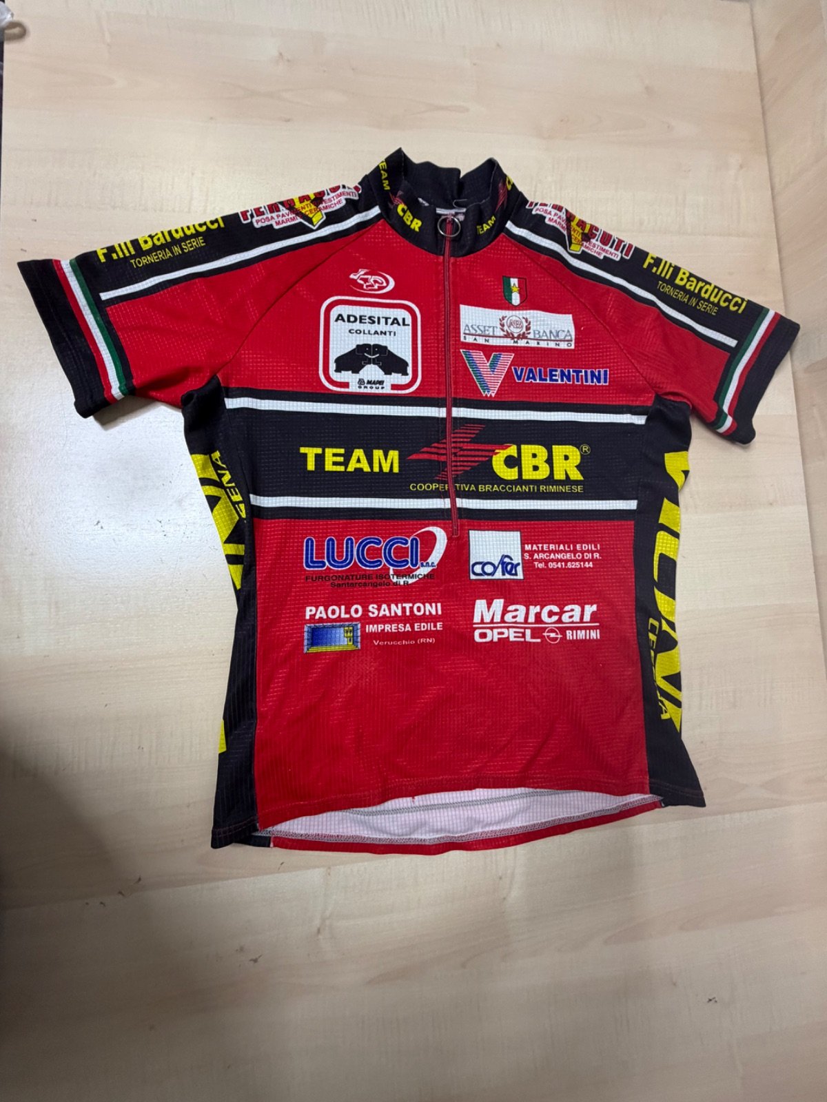 Maillot Ciclismo Vintage Team CBR Alexander - Talla L (52) Retro Mapei