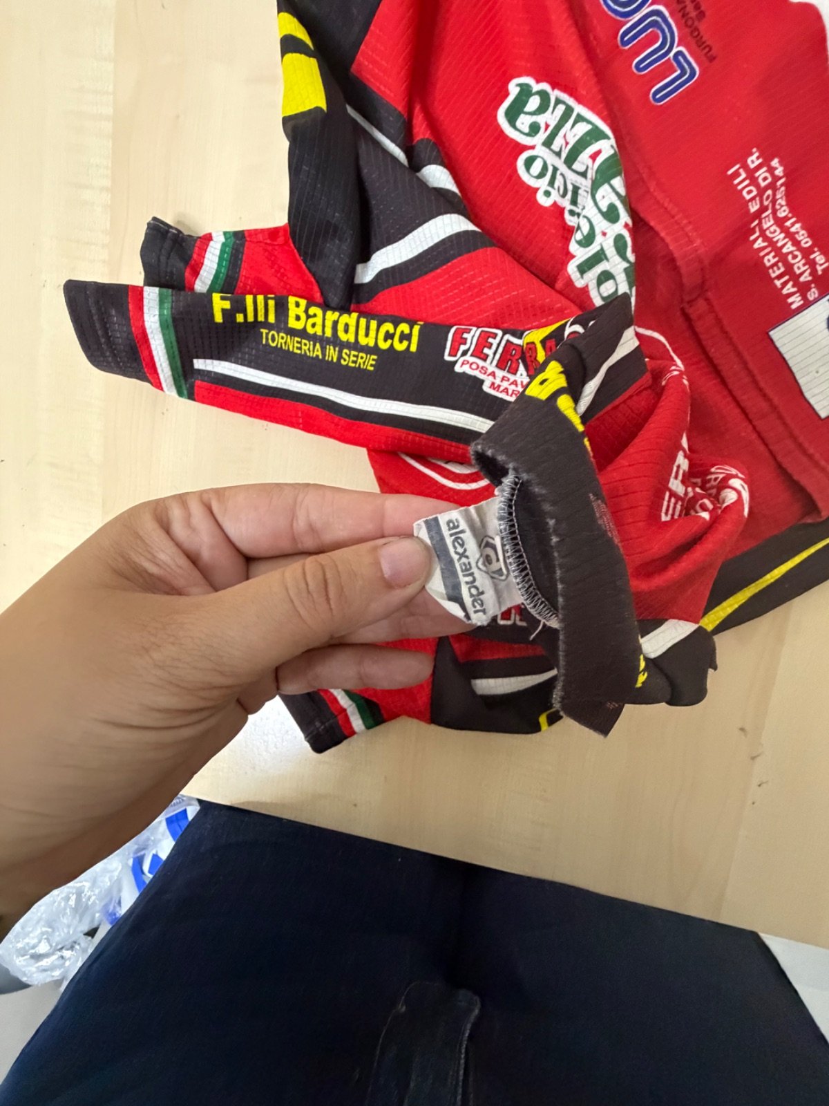 Maillot Ciclismo Vintage Team CBR Alexander - Talla L (52) Retro Mapei — foto 4