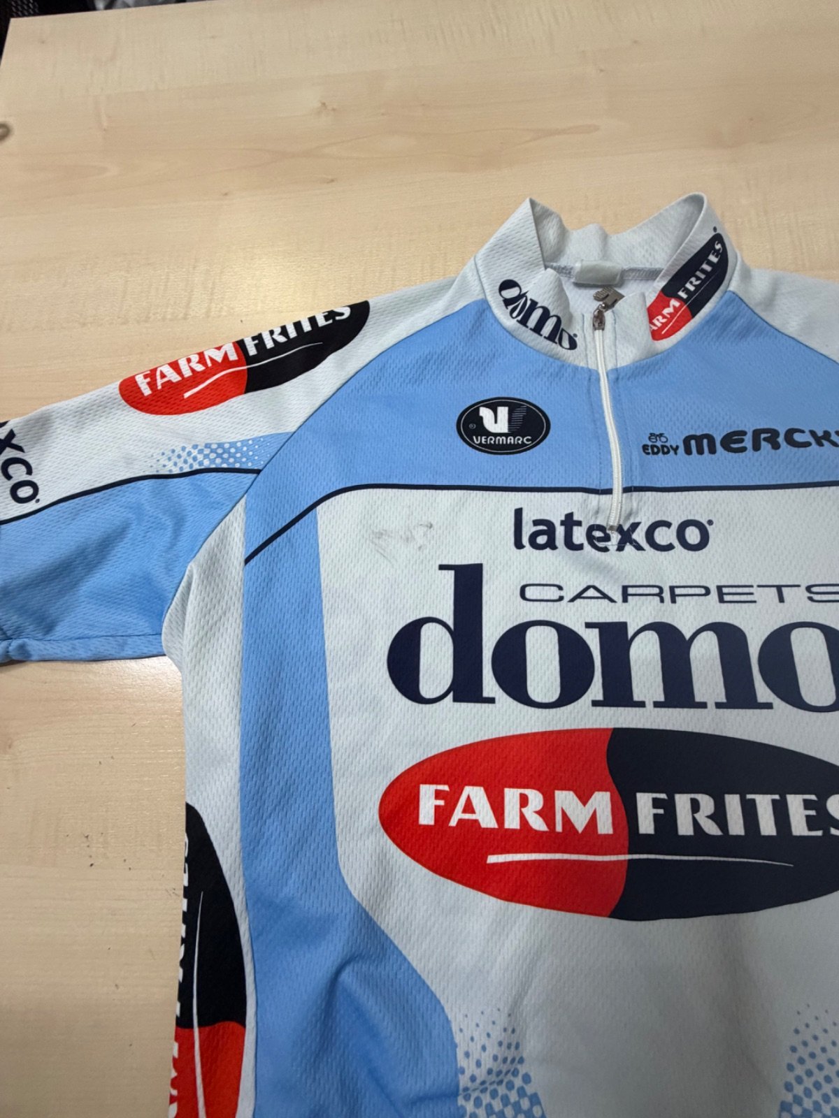 Vermarc maillot ciclismo Domo-Farm Frites Merckx vintage — foto 2