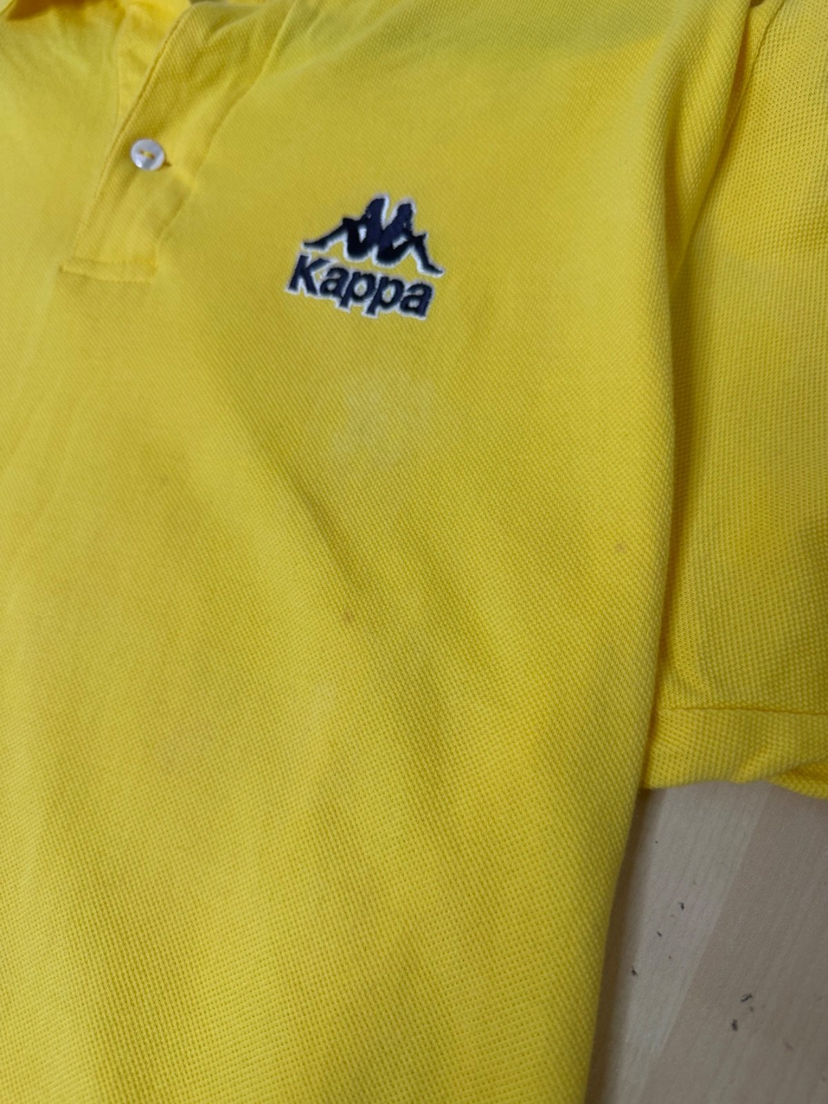 Kappa polo 700 aniversari Lleida amarillo vintage retro — foto 5