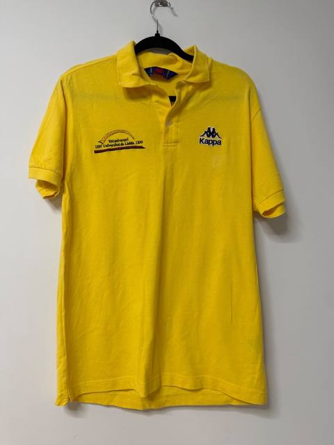 Kappa polo 700 aniversari Lleida amarillo vintage retro