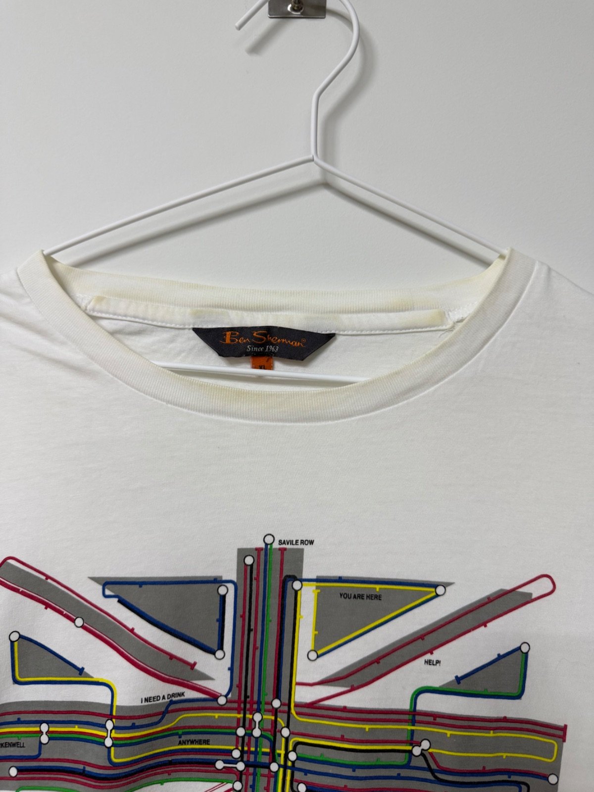 Ben Sherman camiseta Union Jack Londres Talla XL Vintage — foto 2