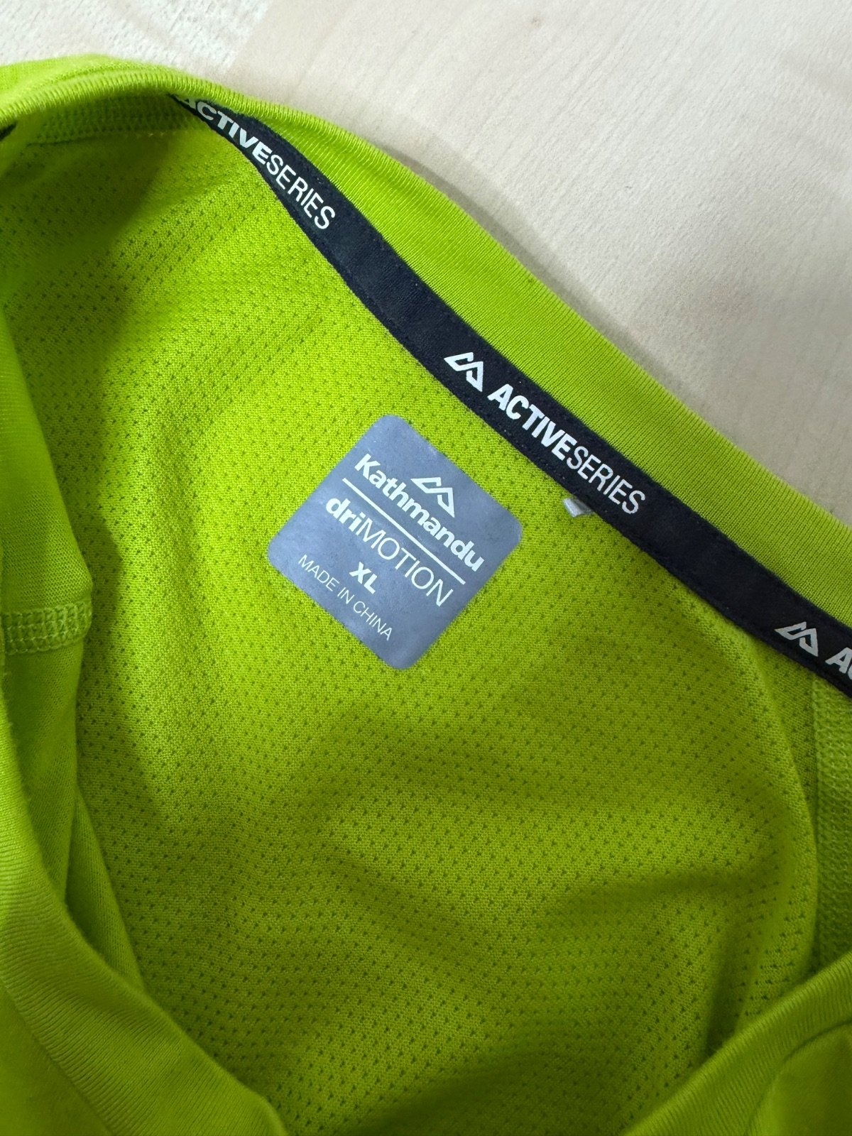 Kathmandu Activewear T-Shirt XL Neon Green driMOTION — foto 4