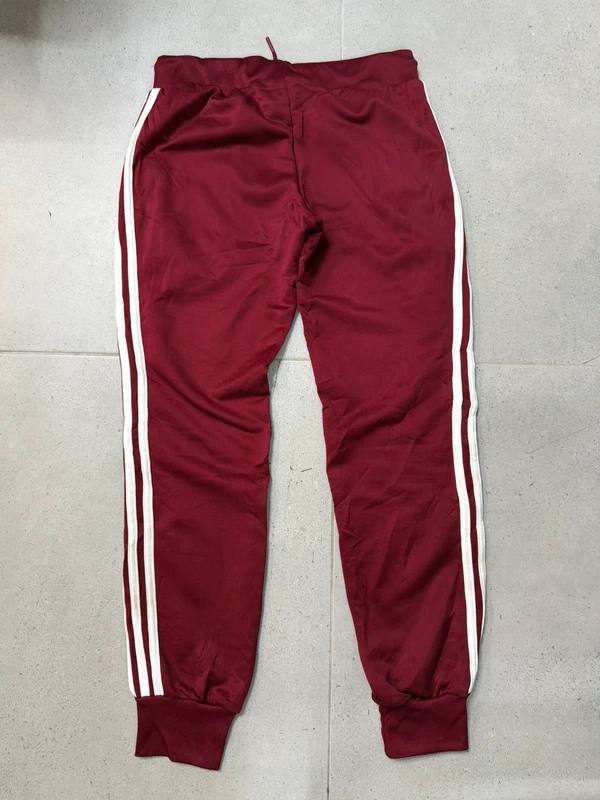 Pantalón Chándal Adidas Originals Granate Talla S Mujer Rayas Blancas, burdeos — foto 2