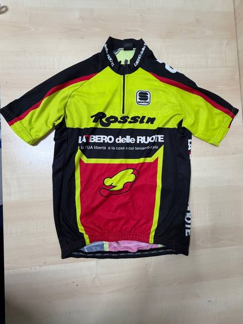 Sportful Maillot Ciclismo Rossin Italia Talla XL Vintage Retro
