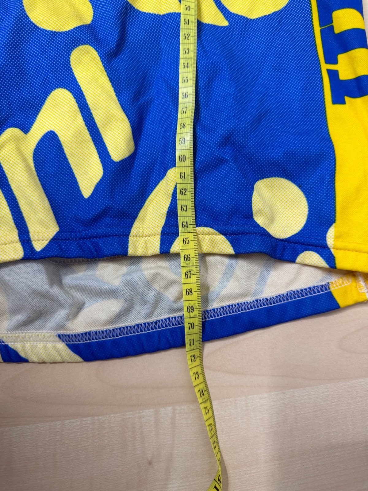 Maillot ciclismo Vicini Parentini vintage azul amarillo Italia — foto 3