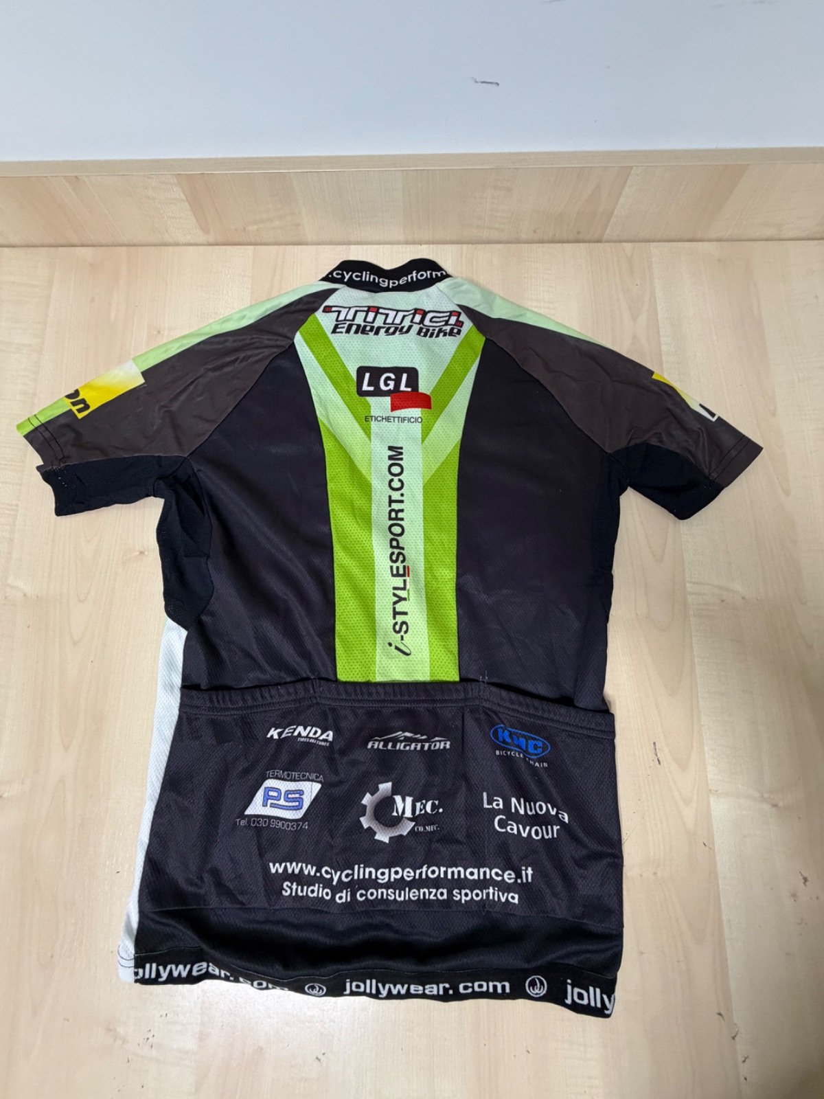 Jollywear maillot ciclismo Trittici Talla S Italia Vintage — foto 2