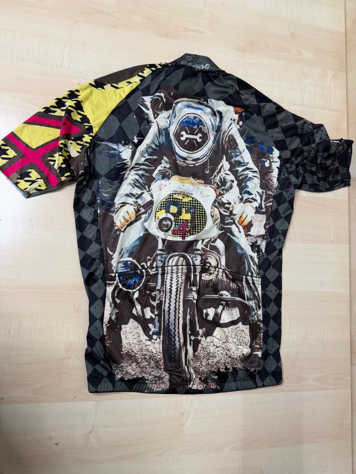 Maillot de Ciclismo Lemarq Retro Motorcycle (Talla S/M - Ver medidas) — foto 2