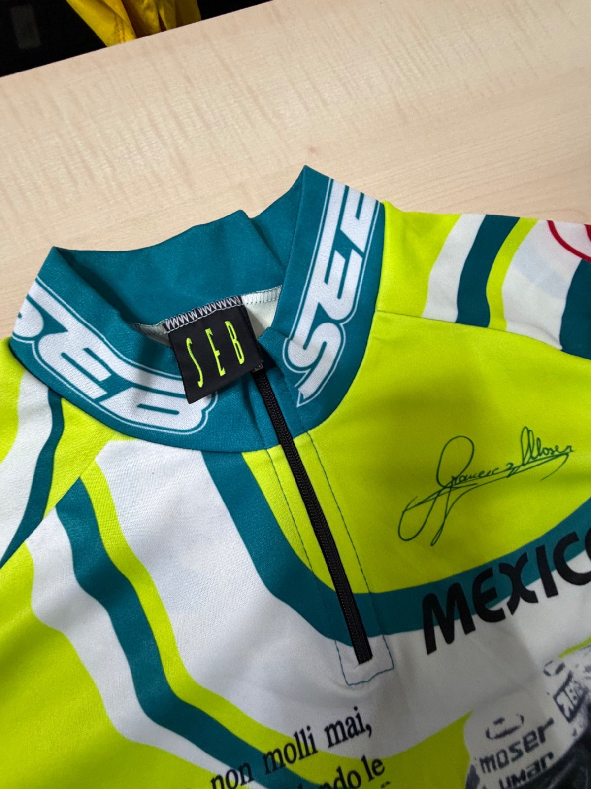 Maillot ciclismo SEB Barilla F.Moser Mexico 94 Talla XL — foto 2