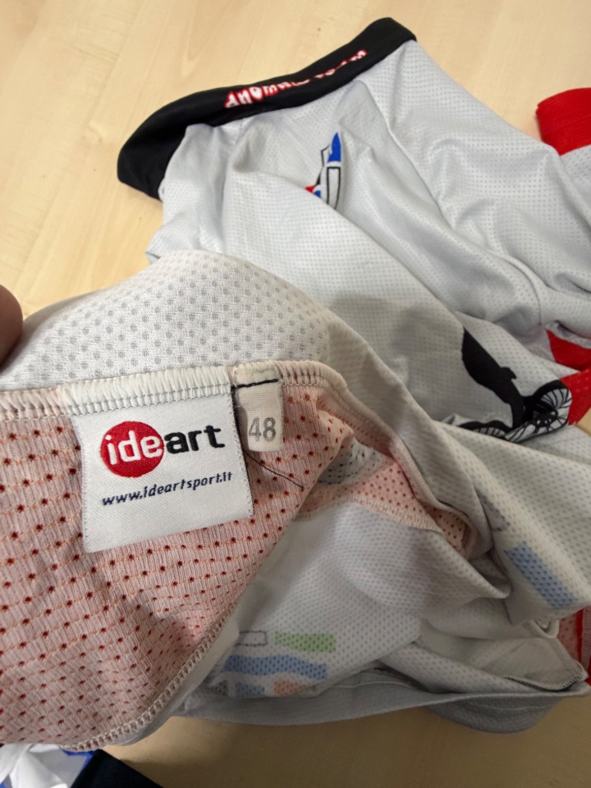 Maillot ciclismo Ideart Anomalo Team T48 vintage Italia — foto 3