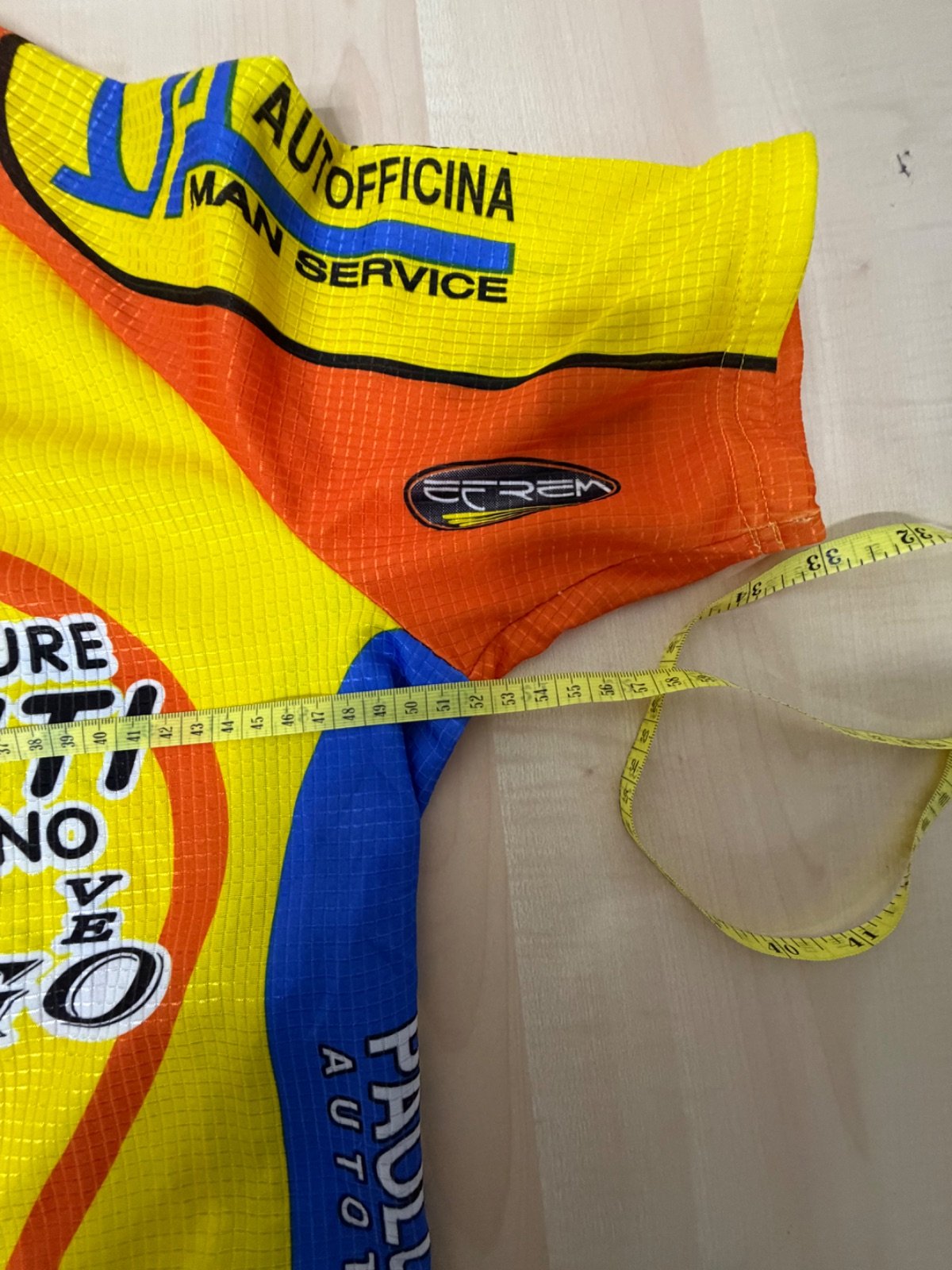 Efrem maillot ciclismo G.S.C. Cazzago amarillo vintage Italia — foto 3