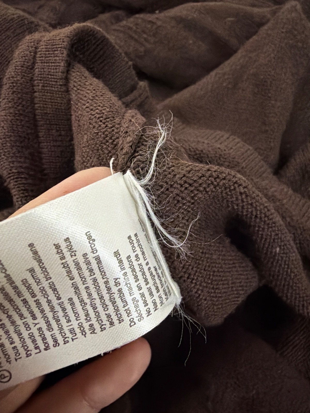 Burberry blusa punto niña 14 años 158cm marrón check — foto 5