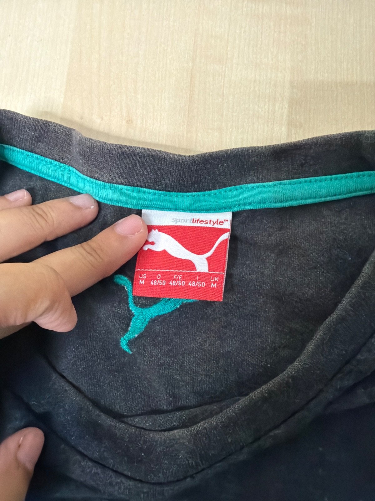 Camiseta Puma Sportlifestyle Gris Gráfico Retro - Talla M — foto 4