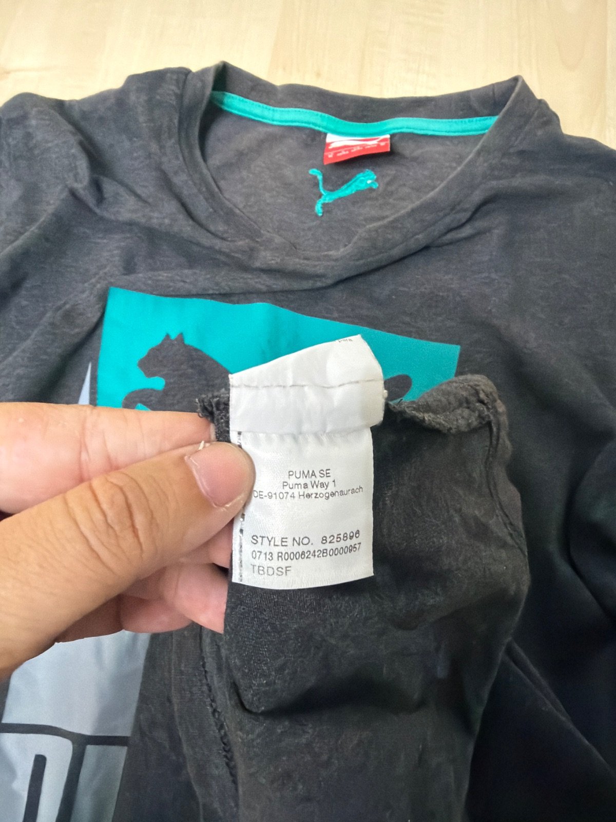 Camiseta Puma Sportlifestyle Gris Gráfico Retro - Talla M — foto 5