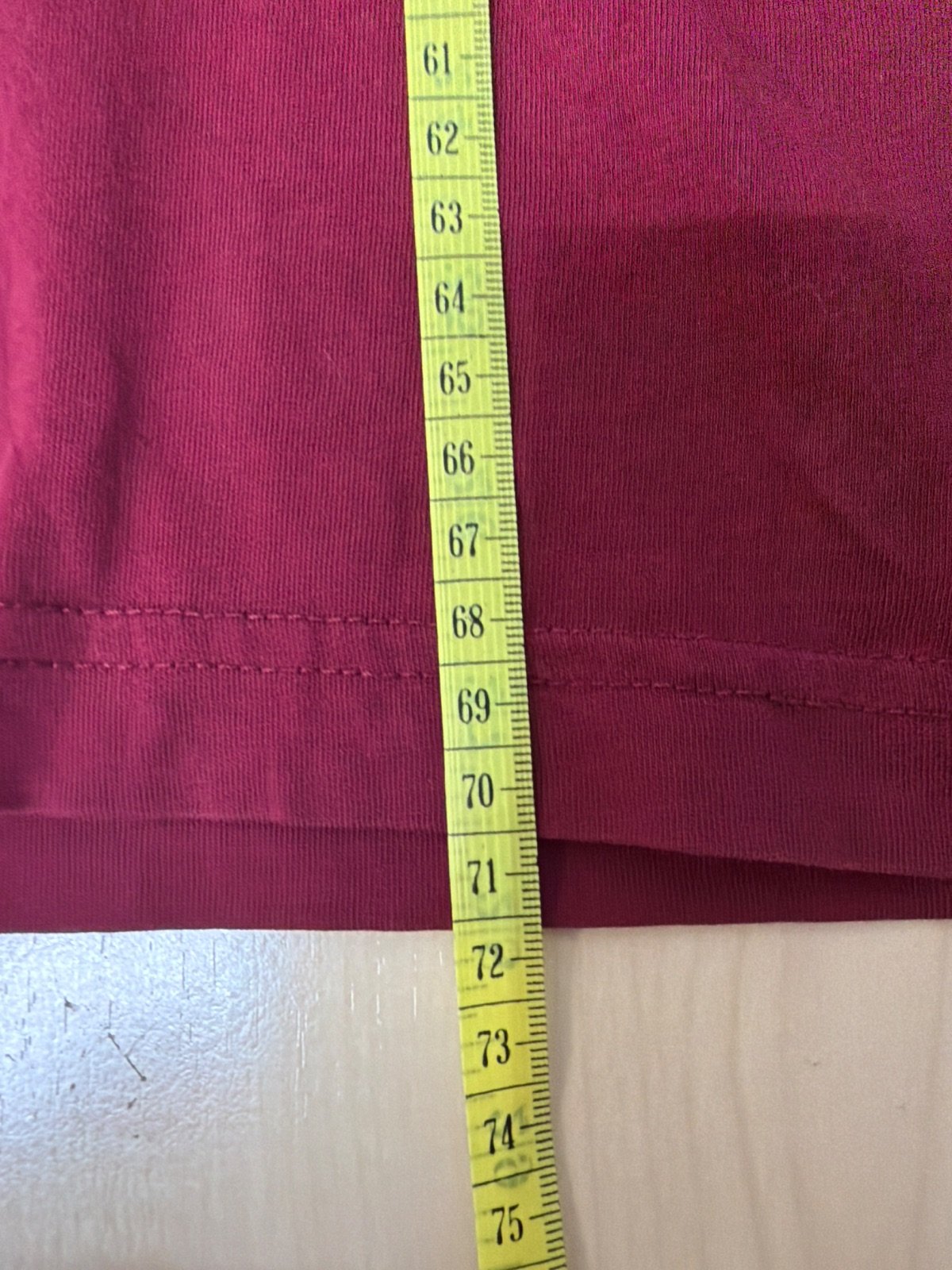 Tommy Hilfiger camiseta granate Talla XL básica vintage — foto 6