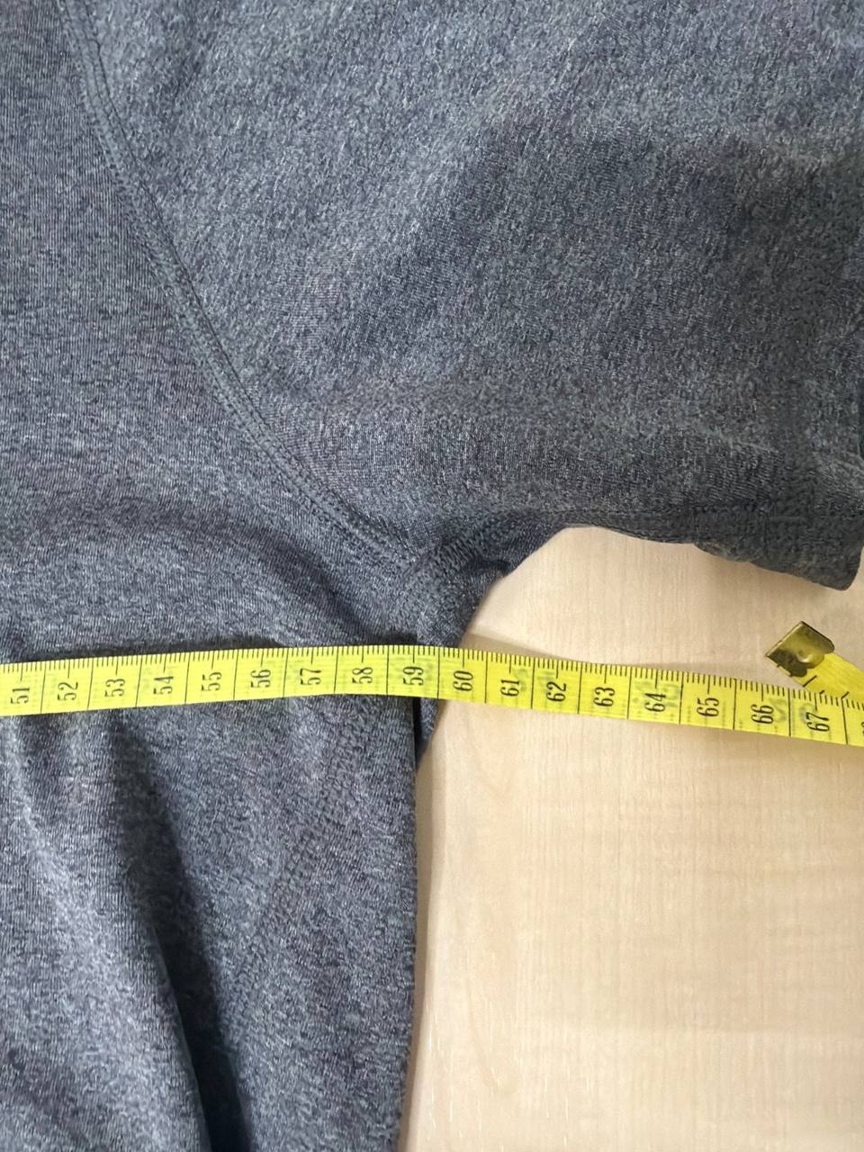 Camiseta Adidas Climalite gris jaspeado manga corta deporte — foto 7
