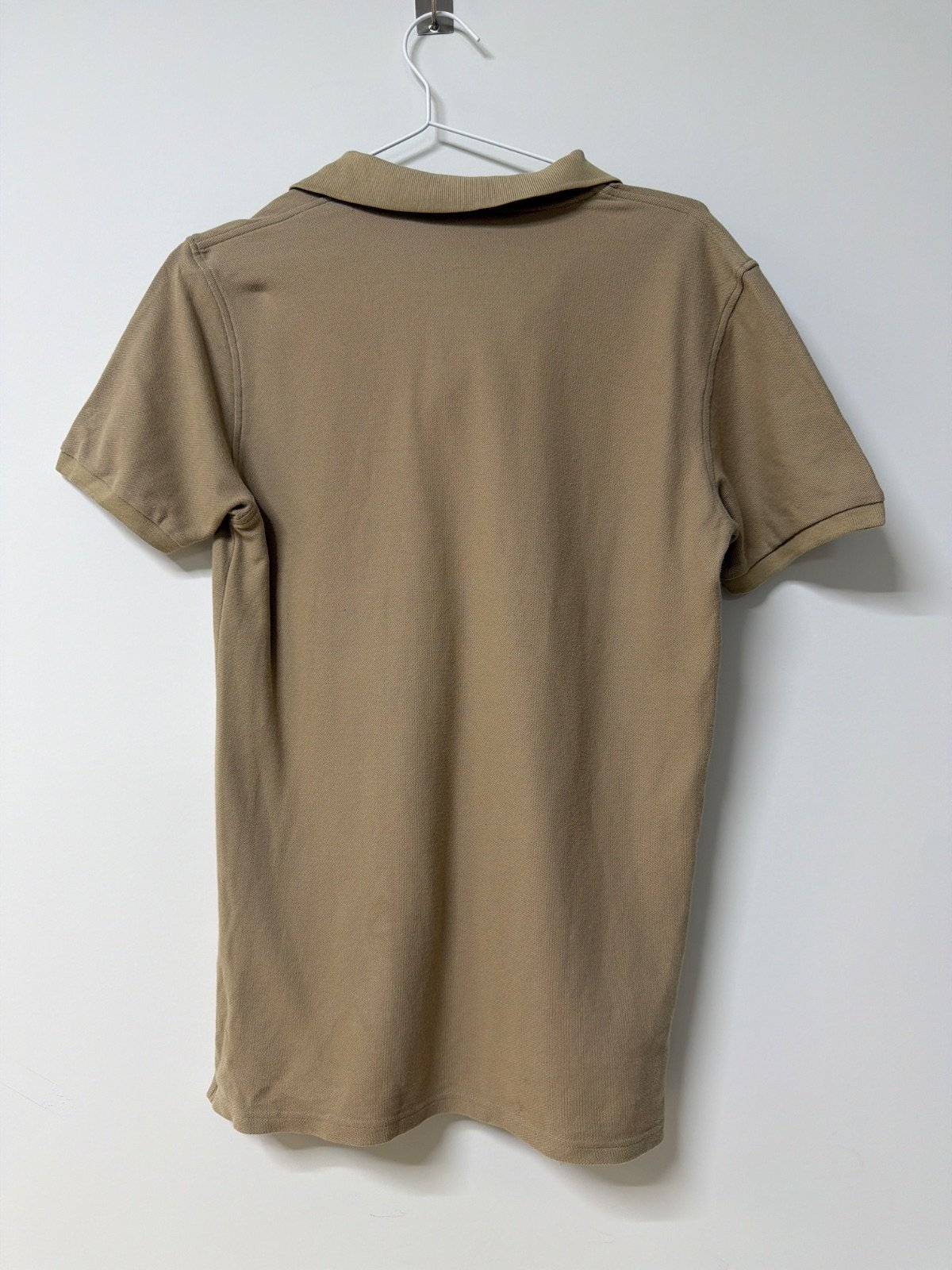 Nike Polo Manga Corta Beige Talla M Piqué Vintage Deportivo — foto 4