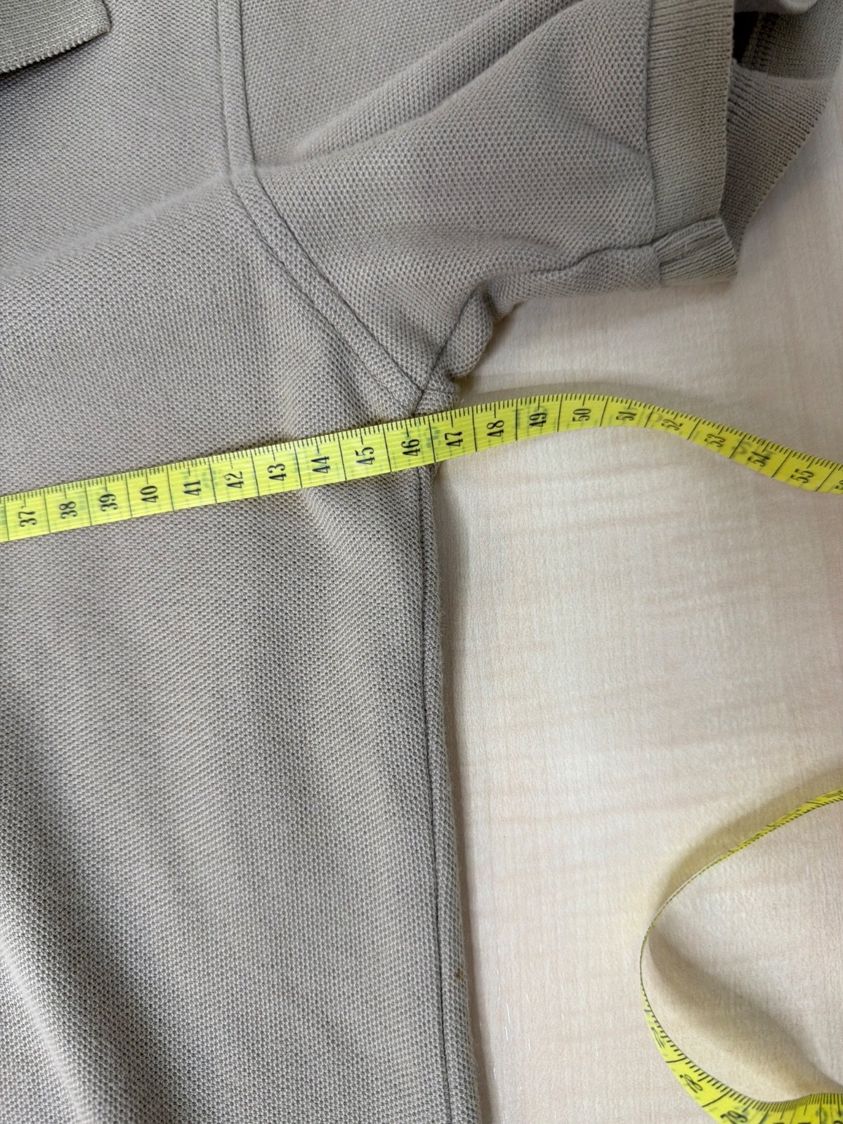 Nike Polo Manga Corta Beige Talla M Piqué Vintage Deportivo — foto 7
