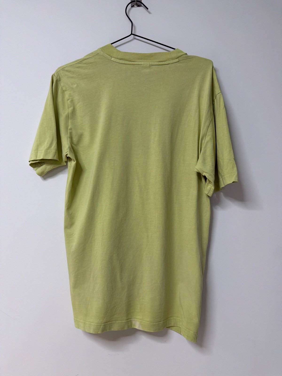 Adidas camiseta verde lima logo grande streetwear vintage — foto 4