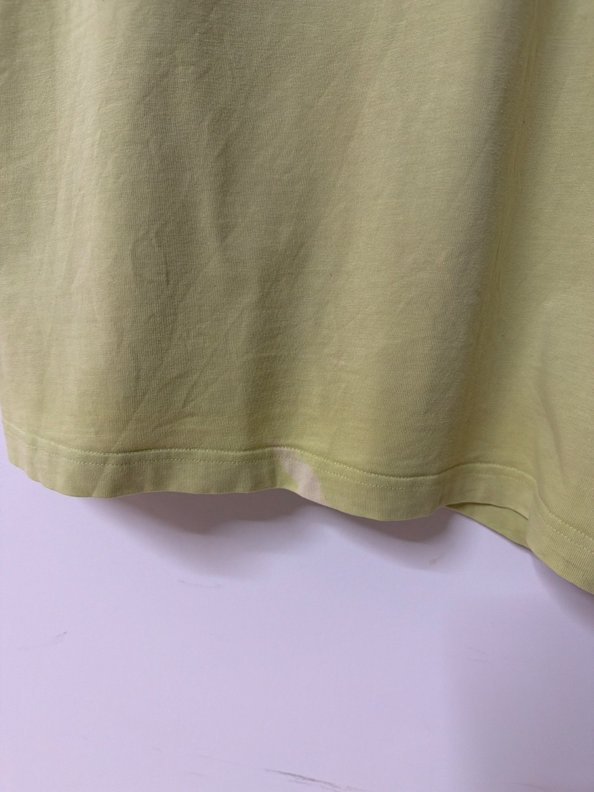Adidas camiseta verde lima logo grande streetwear vintage — foto 5