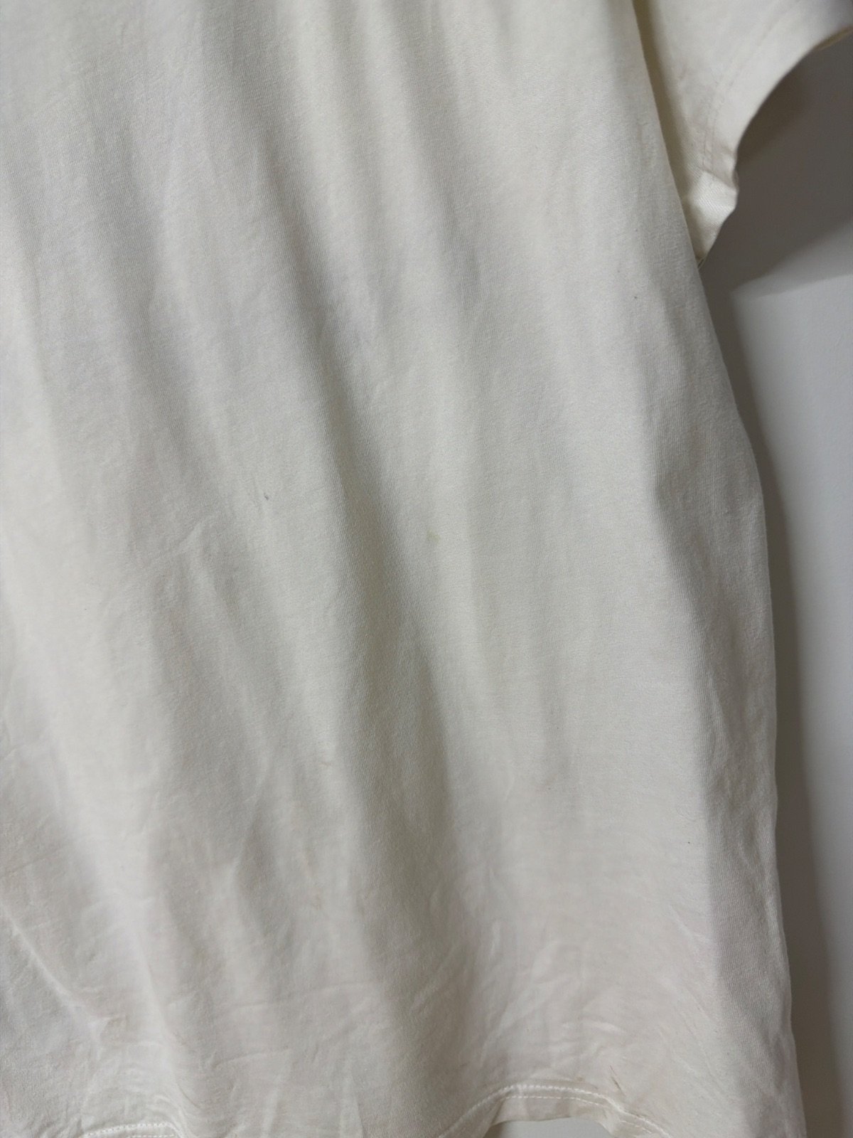 Converse Camiseta Manga Corta Blanco Roto Logo Streetwear — foto 4