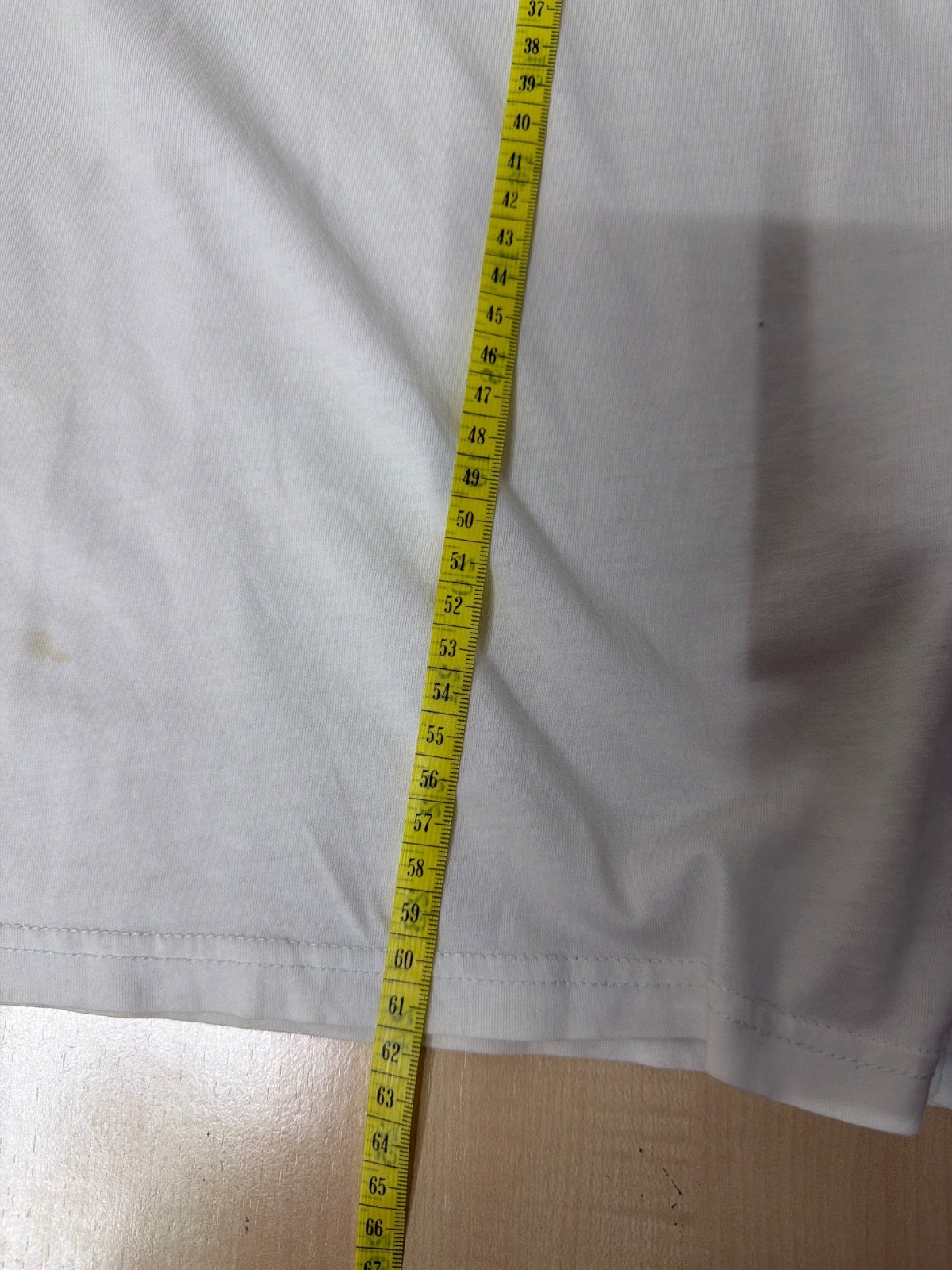 Champion Camiseta Manga Corta Blanco Roto Vintage Streetwear — foto 7