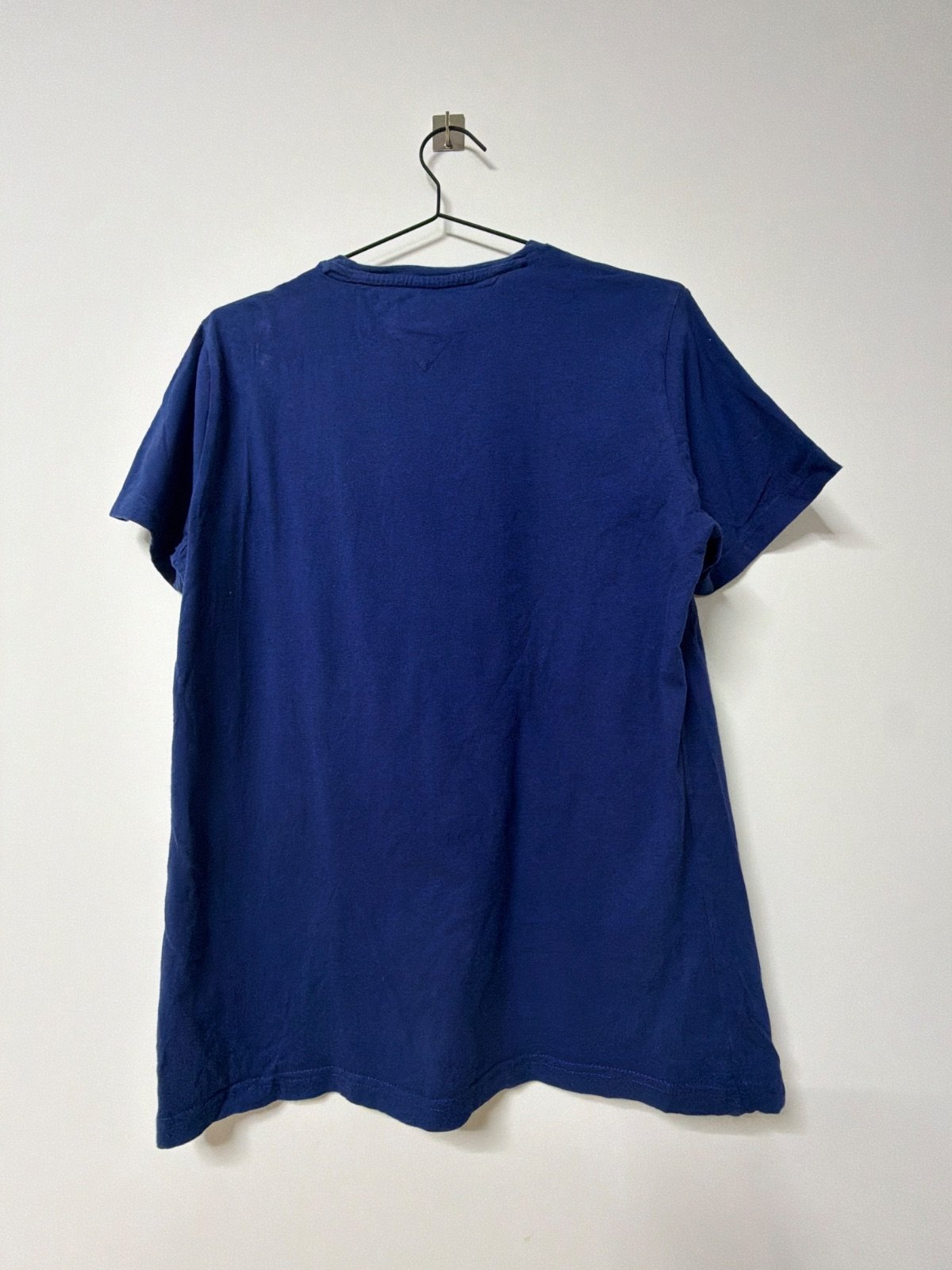 Camiseta Tommy Jeans Azul Talla M - Básico Logo Bordado Casual — foto 4