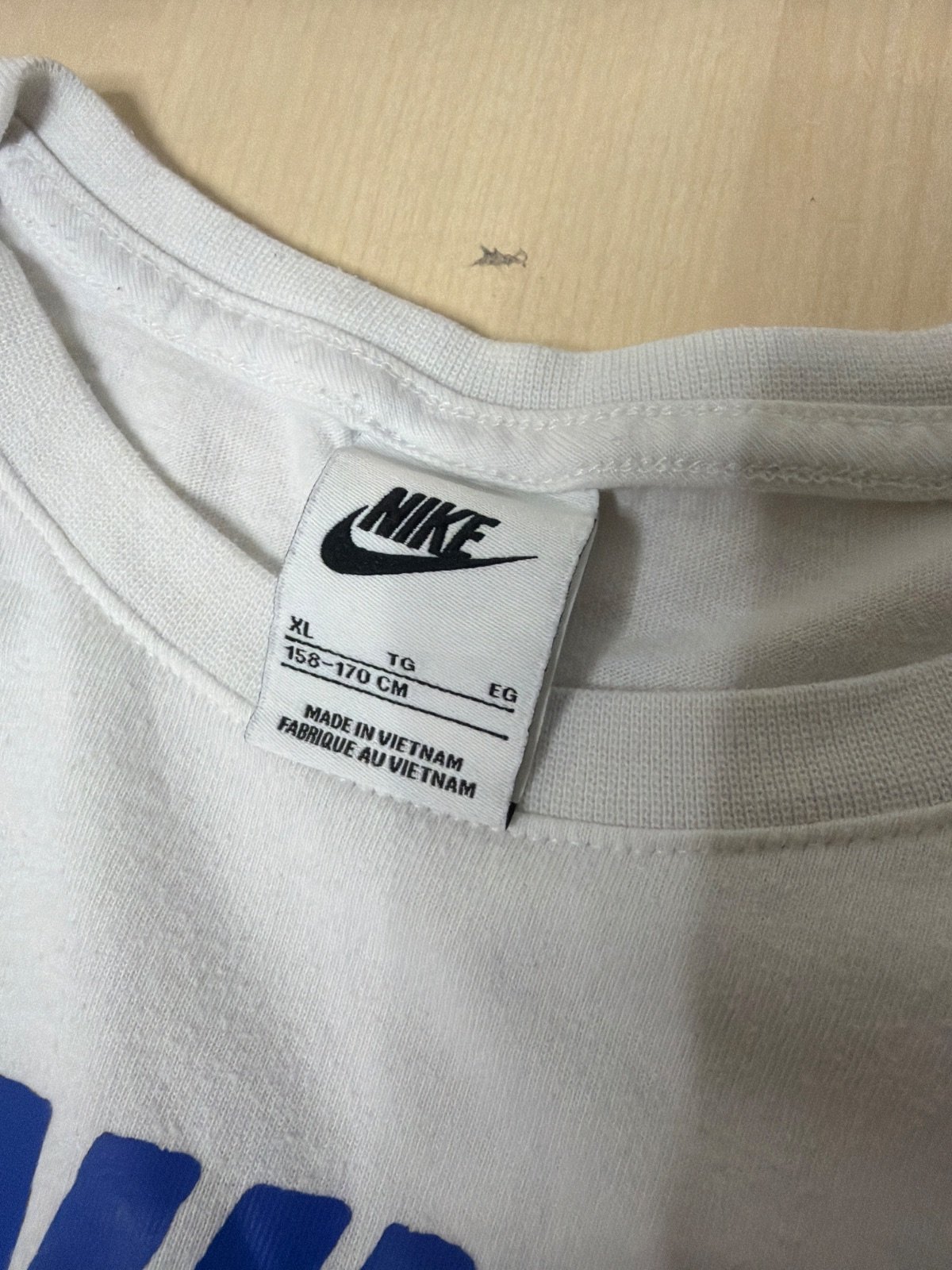 Camiseta Nike Vintage Retro Logo Blanca Manga Corta — foto 5