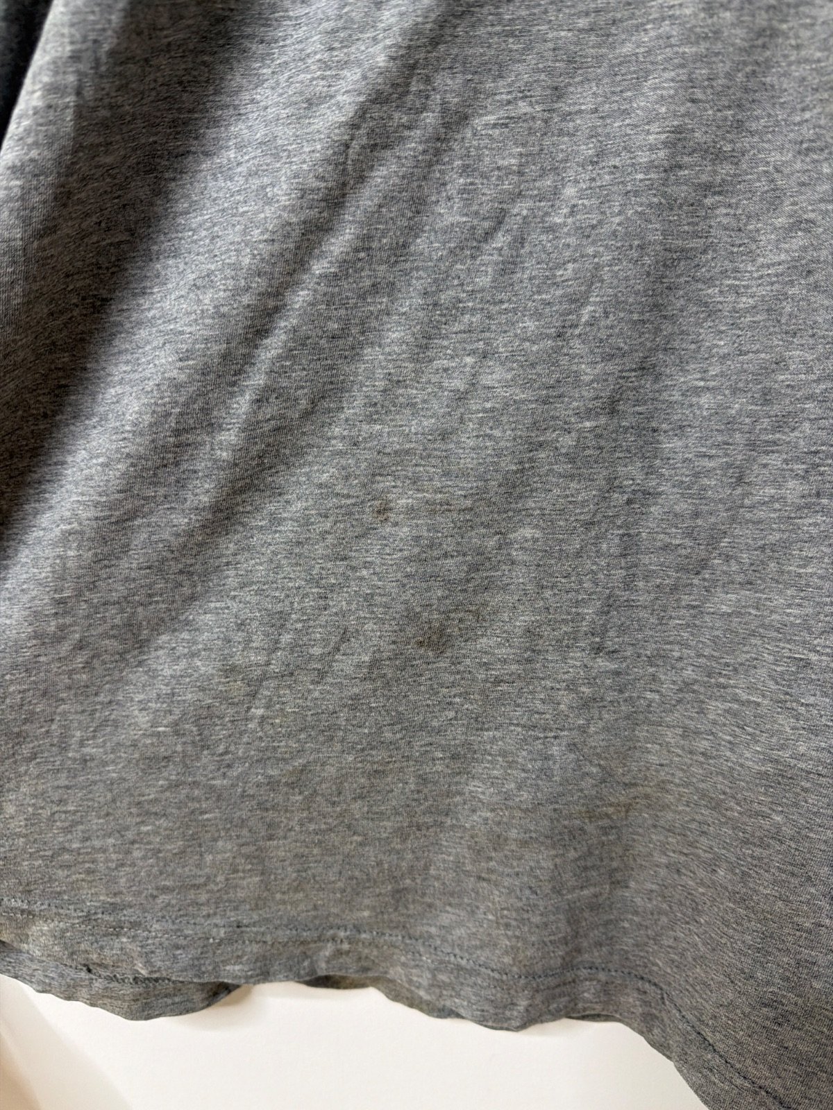 Puma camiseta gris jaspeado logo Talla L Streetwear Deporte — foto 2