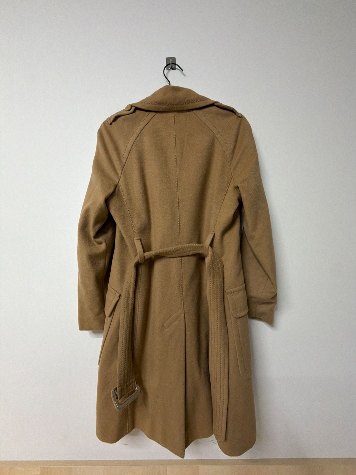 Abrigo MAX&Co. Trends camel cruzado militar vintage