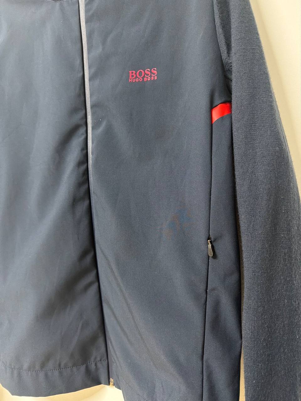 Hugo Boss chaqueta deportiva azul marino cremallera Vintage — foto 4