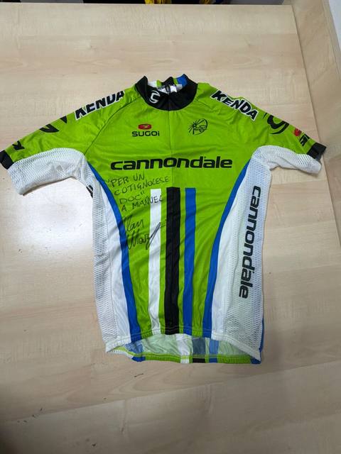 Maillot Cannondale ciclismo M Firmado Sugoi Kenda Vintage