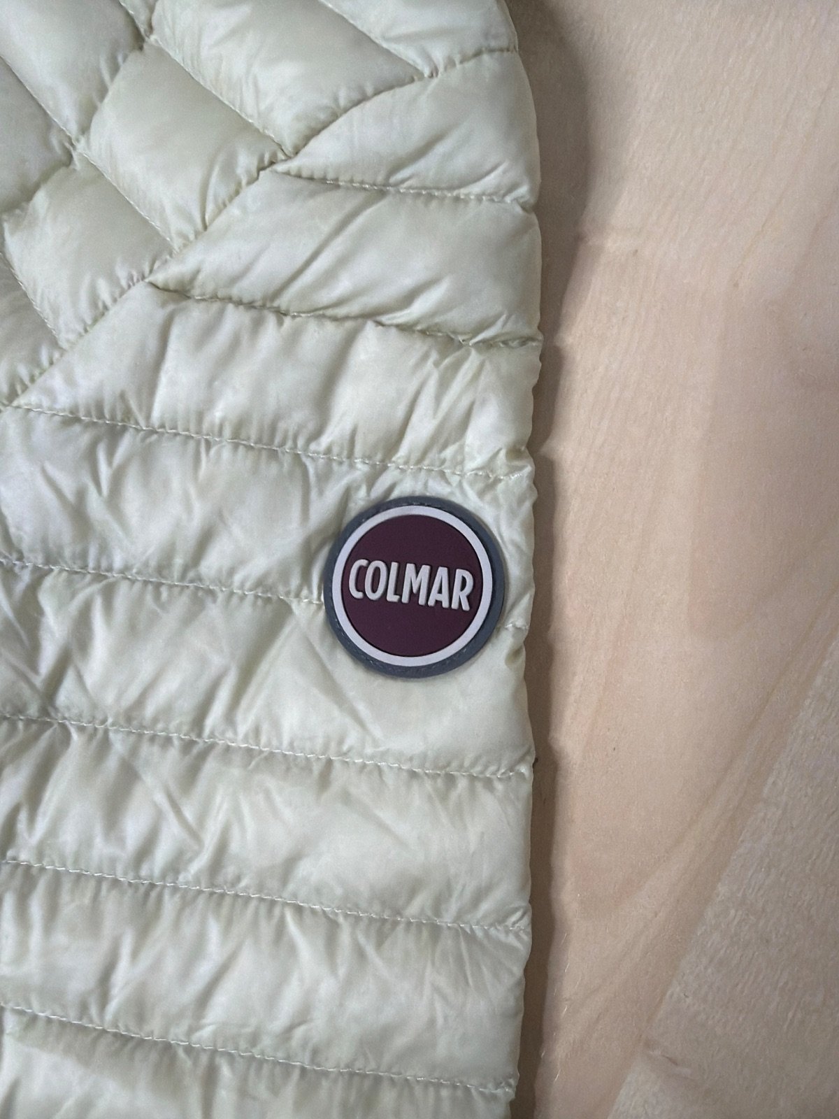 Colmar plumífero niño beige capucha entretiempo — foto 4