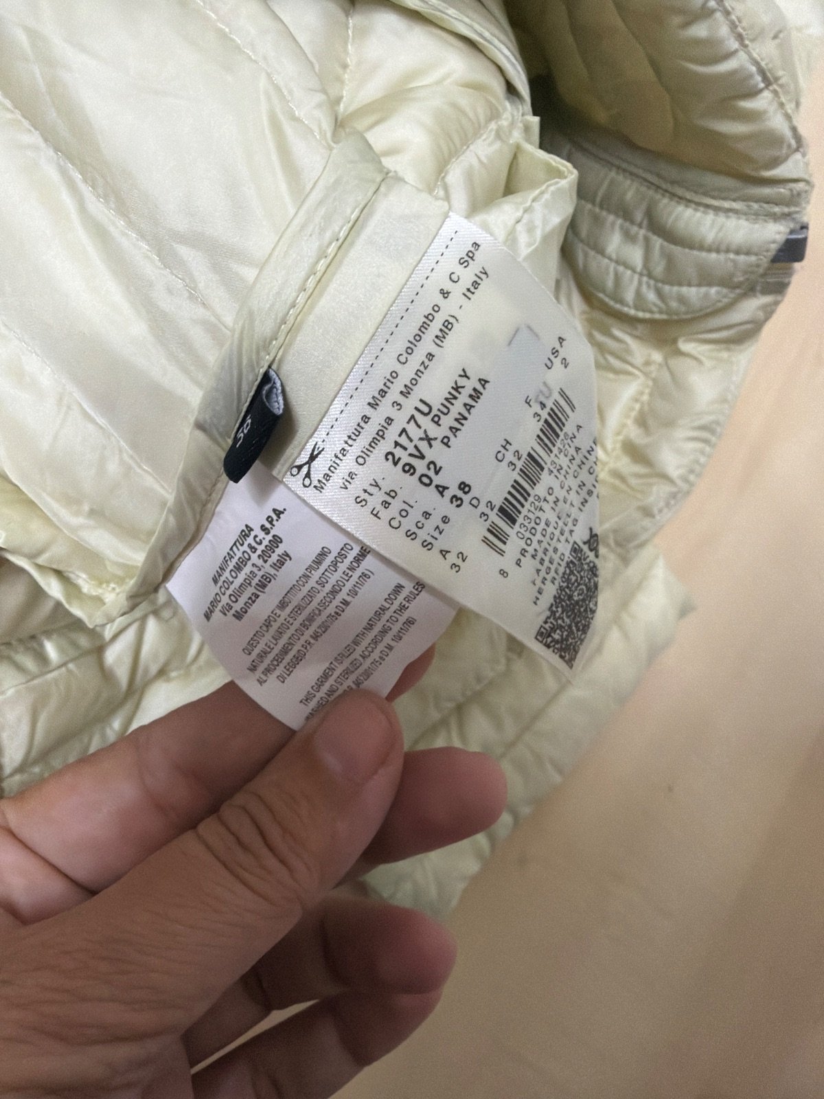 Colmar plumífero niño beige capucha entretiempo — foto 8
