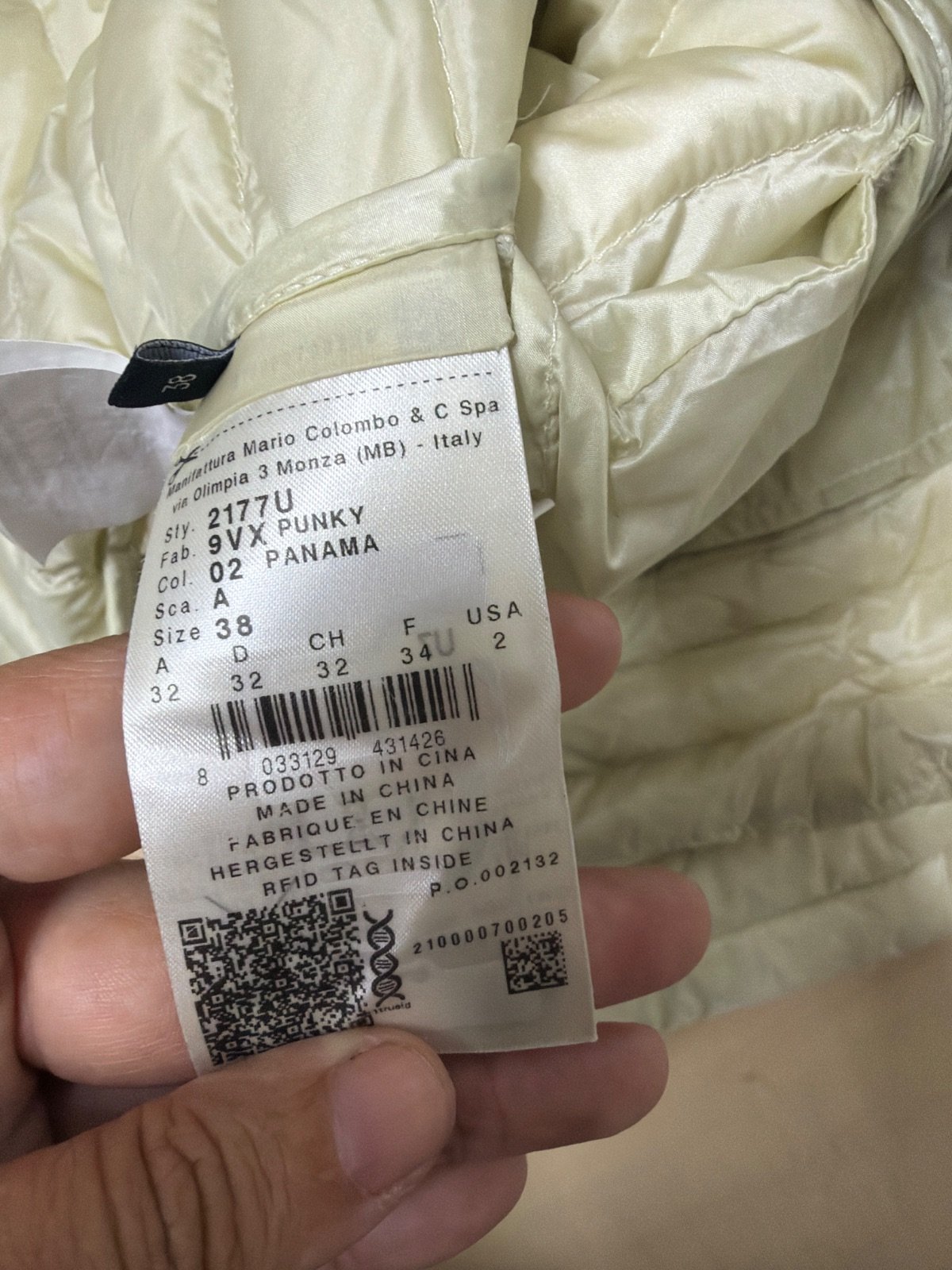 Colmar plumífero niño beige capucha entretiempo — foto 6