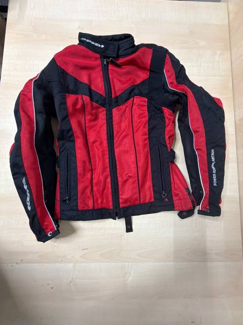 Spidi Fit For Lady chaqueta moto S roja mujer vintage